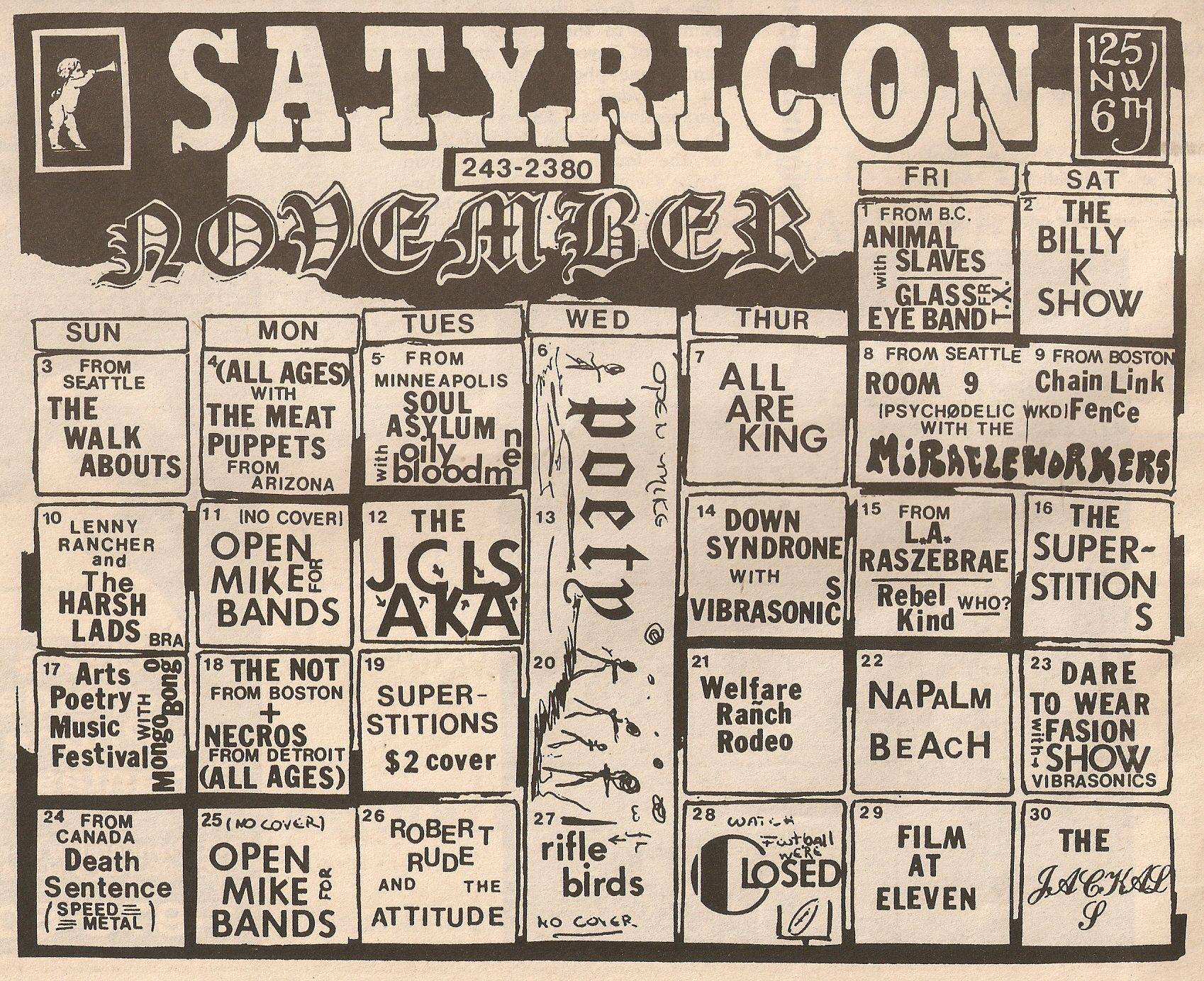 November 1985 Calendar