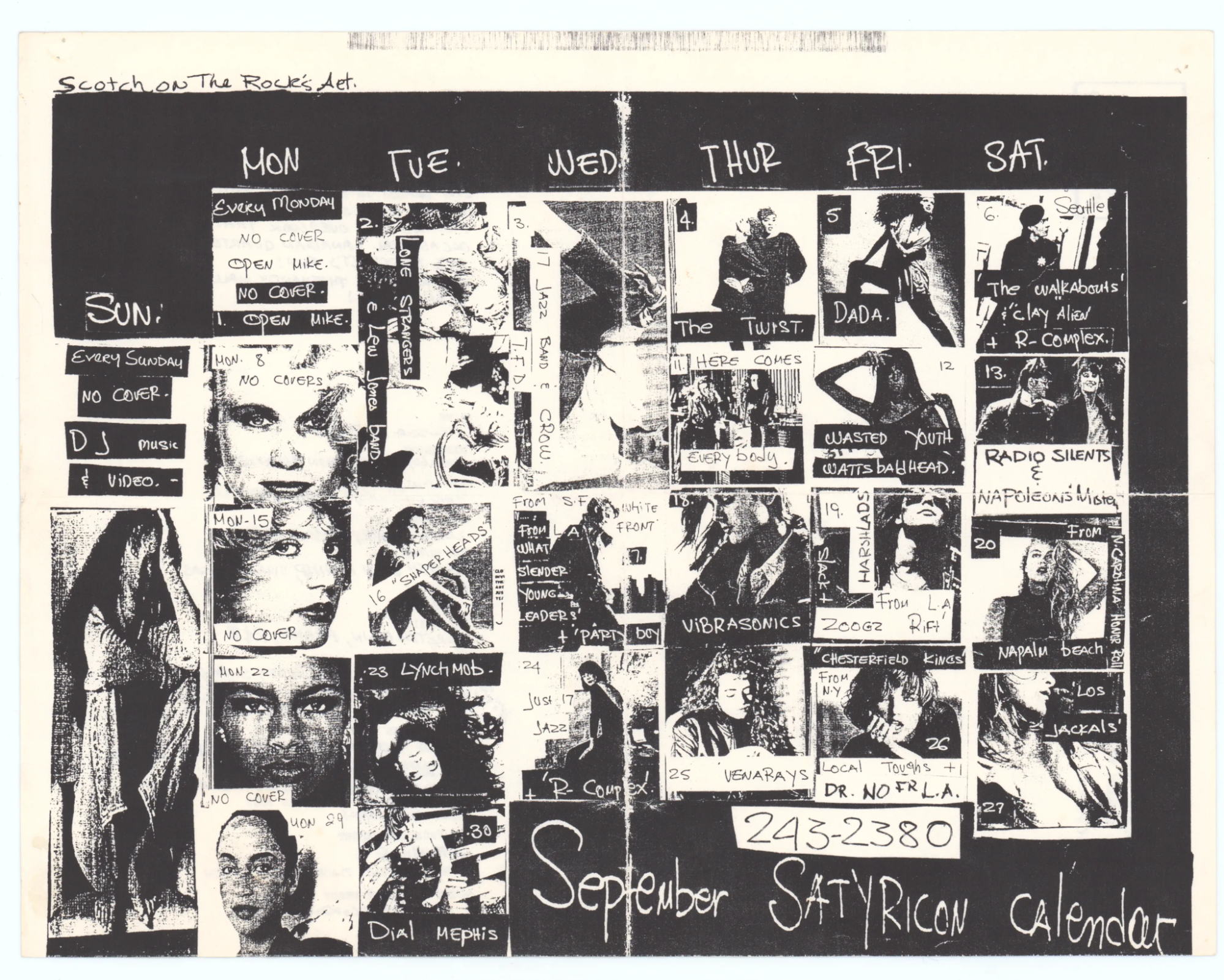 September 1986 Calendar