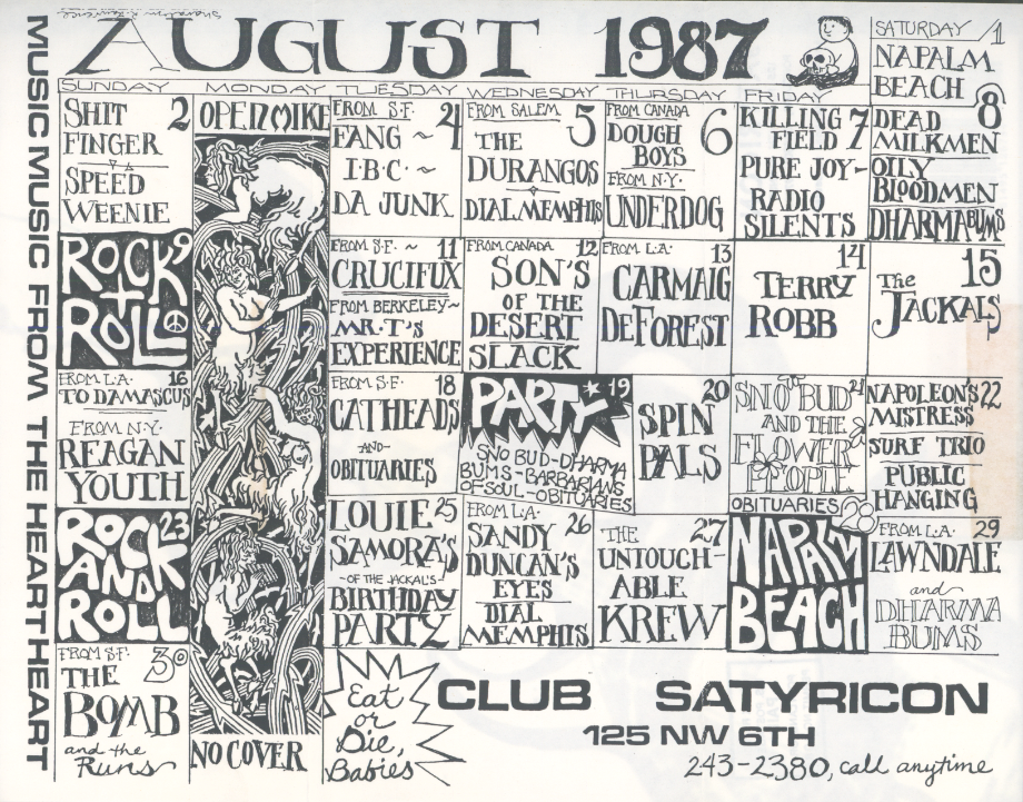 August 1987 Calendar