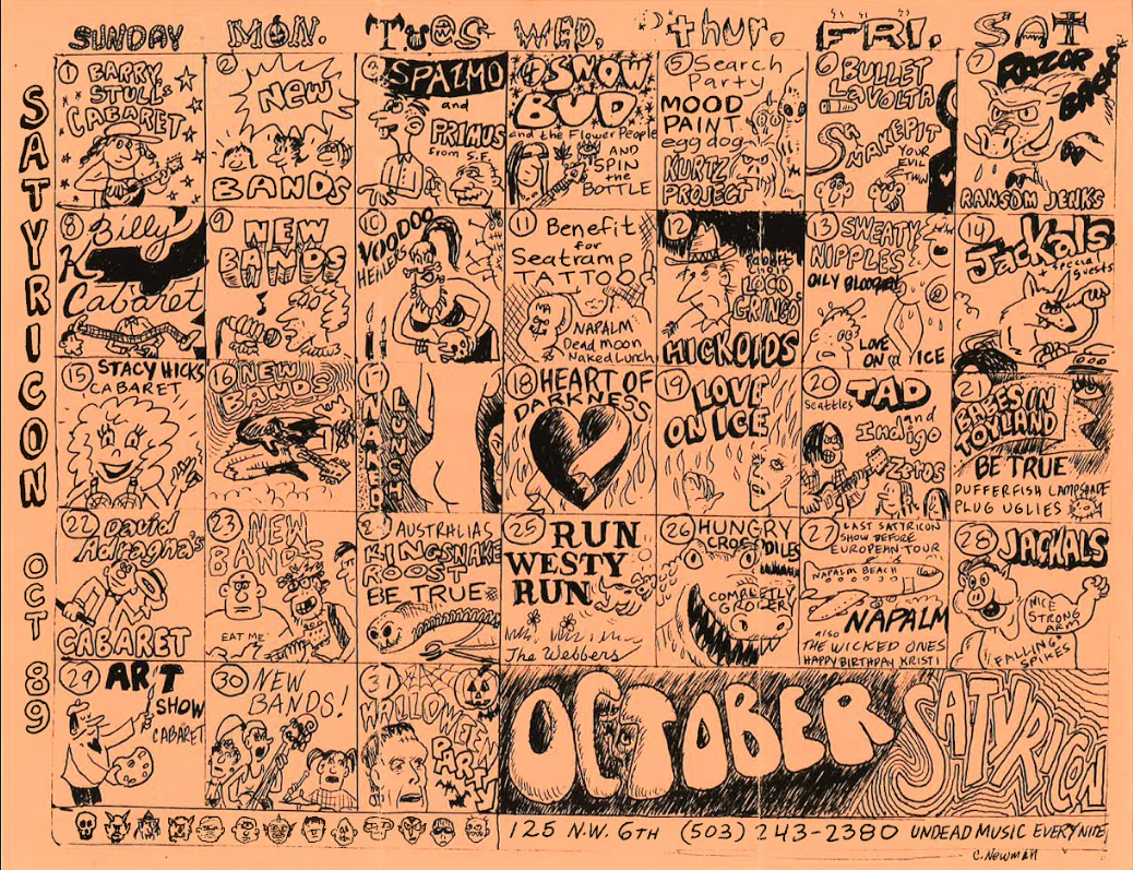 October 1989 Calendar