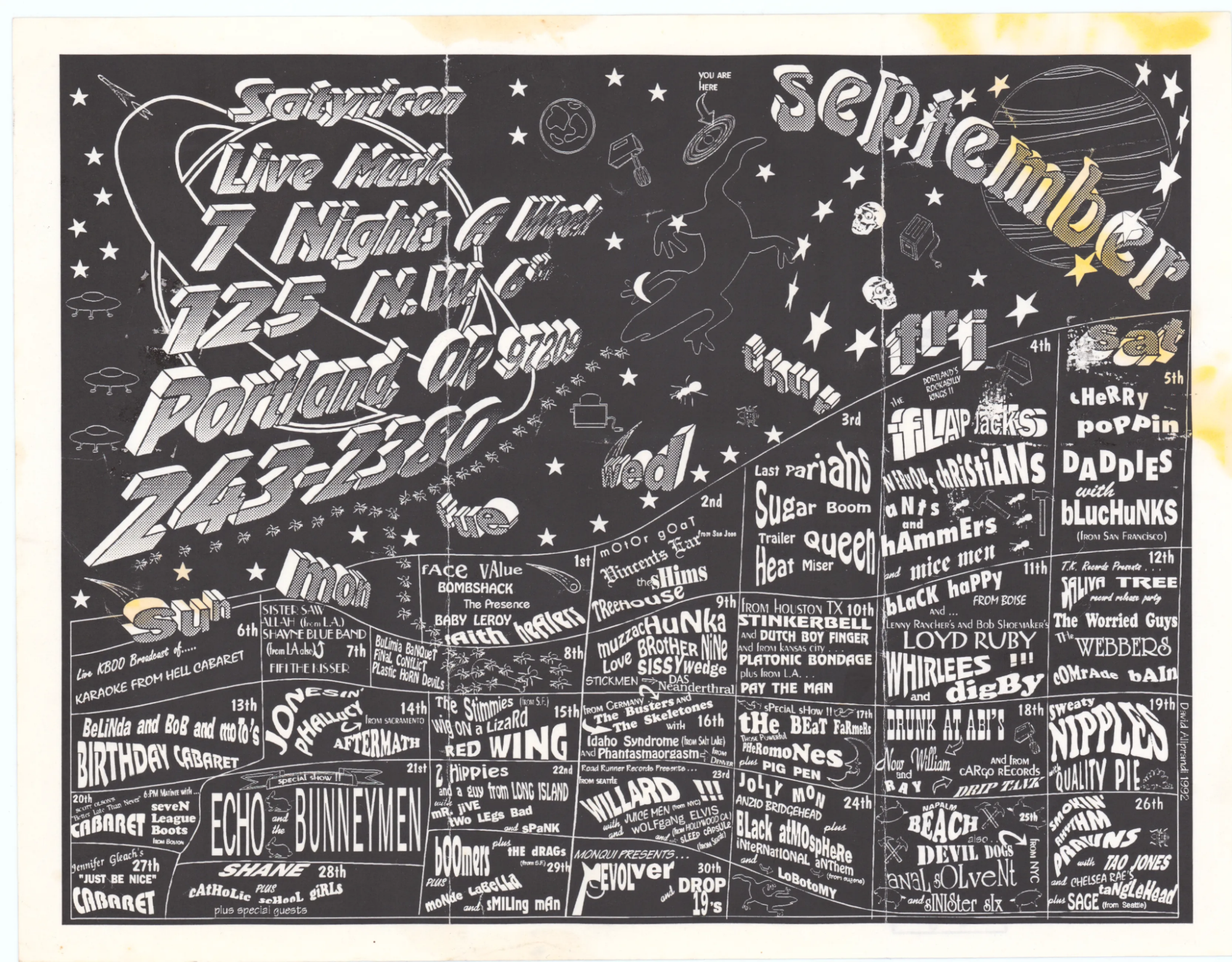 September 1992 Calendar