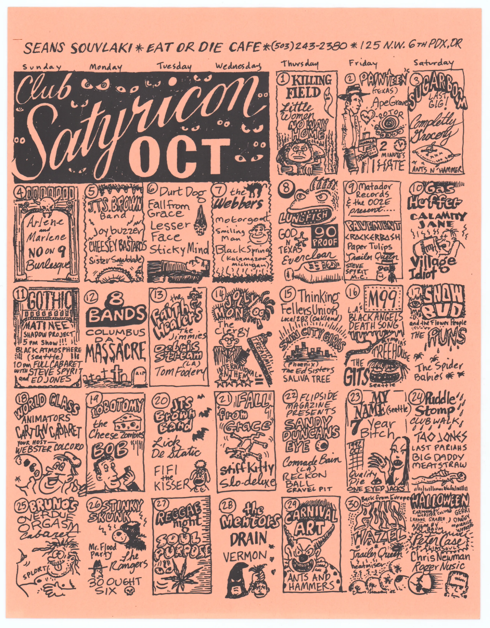 October 1992 Calendar