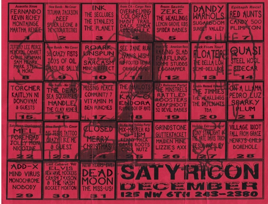 December 1996 Calendar
