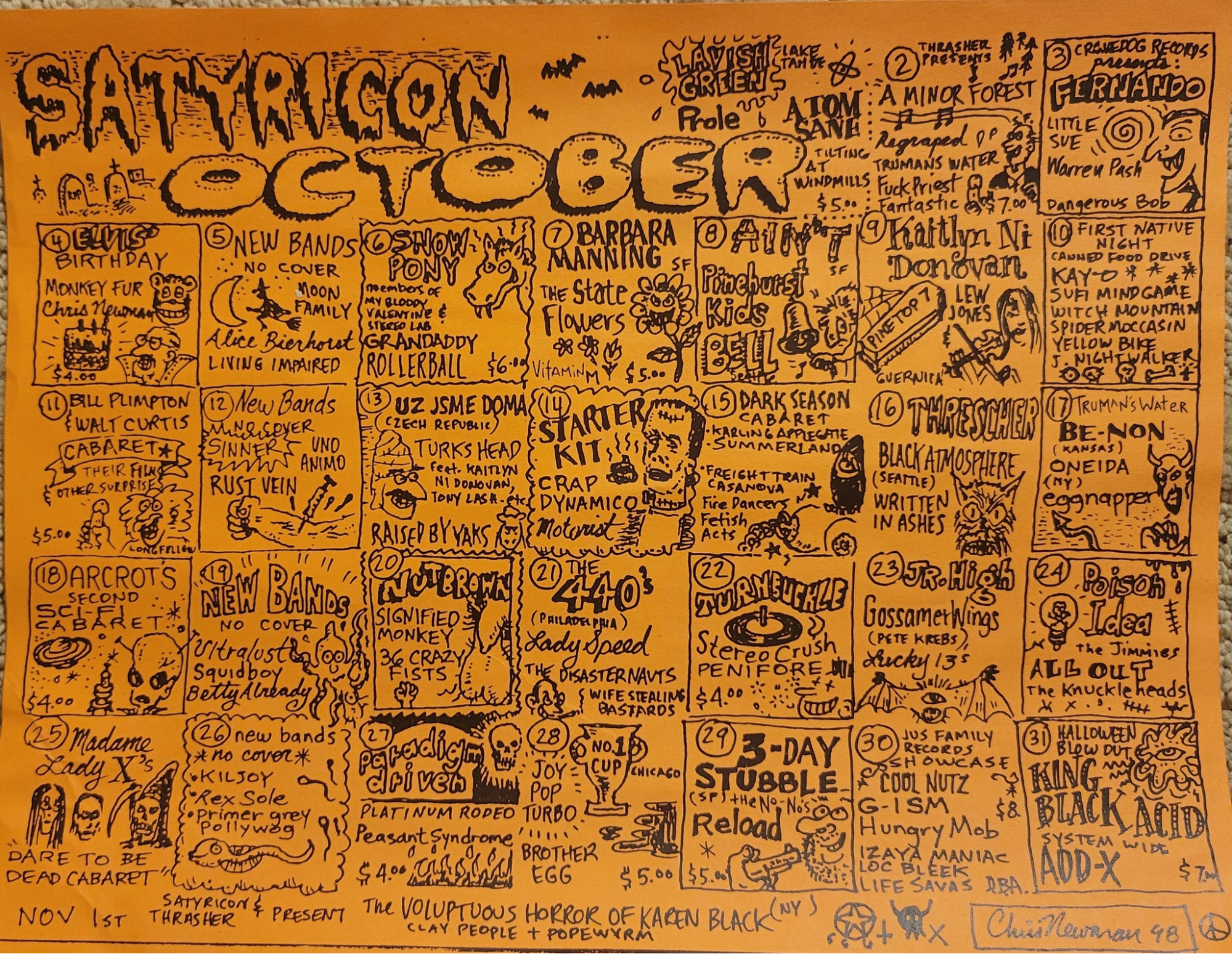 October 1998 Calendar